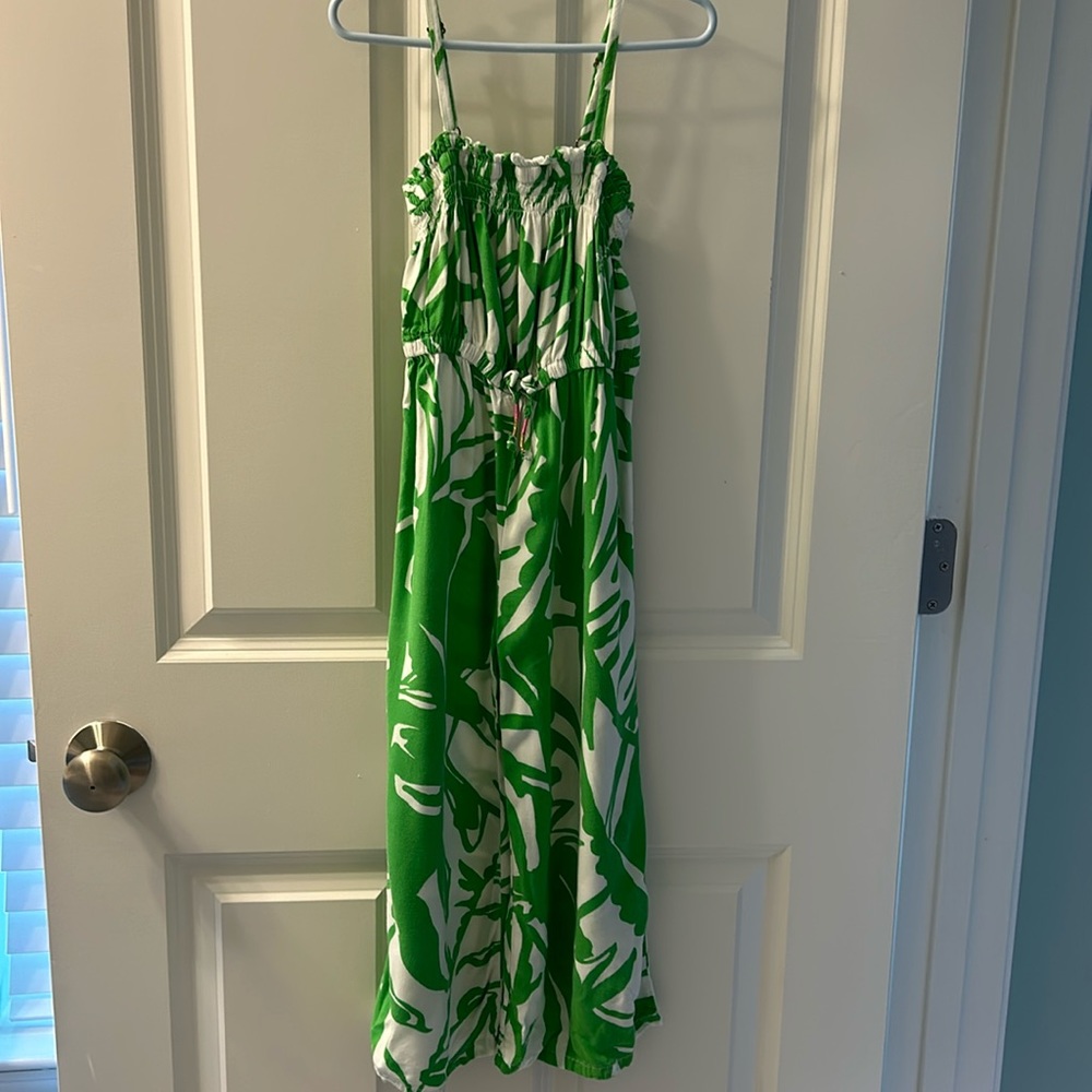 Girls Lilly for Target palm leaf print jumpsuit